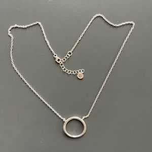 Silpada sterling silver karma necklace 18” with 2” extender